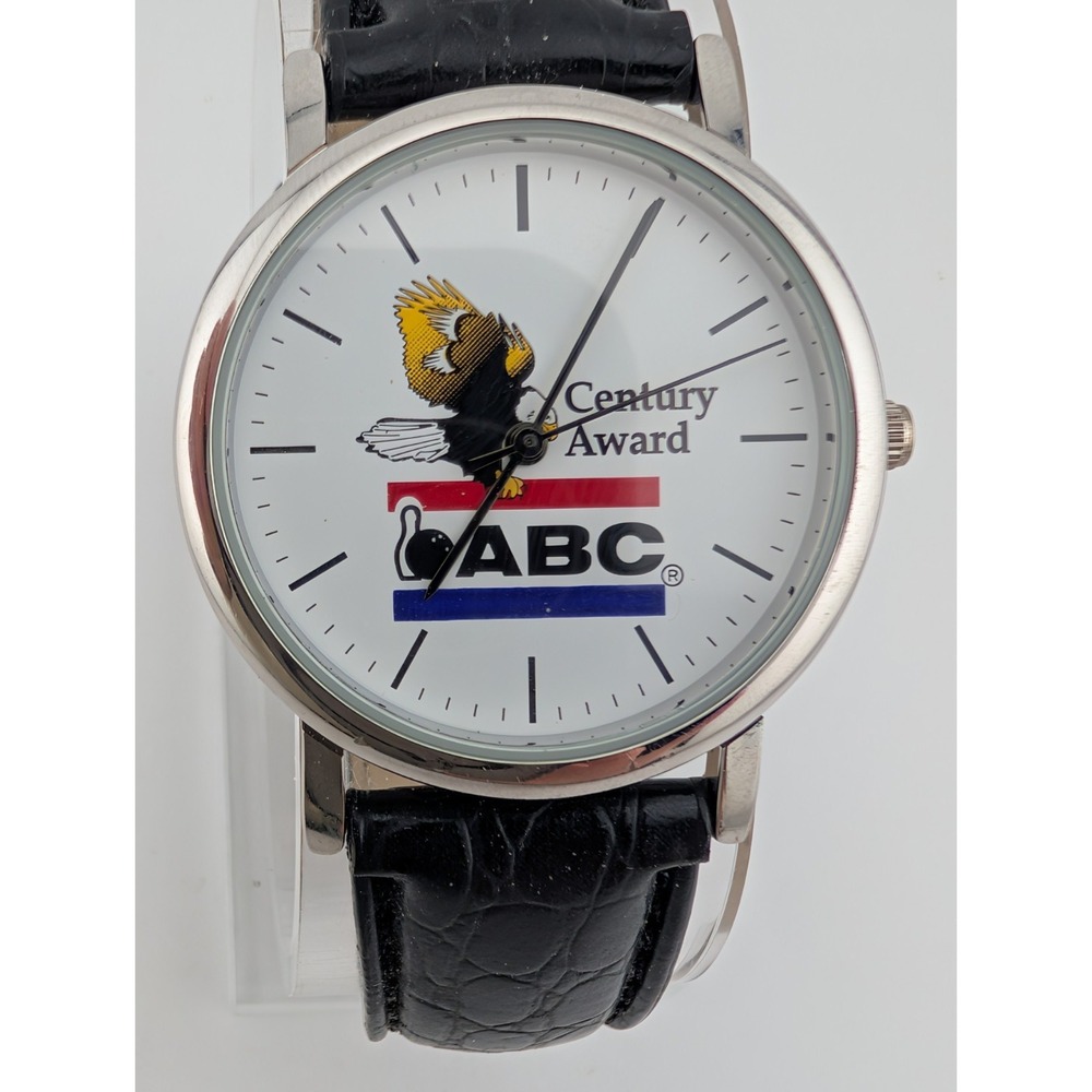 American Bowling Congress Century‎ Award Silver Quartz Unisex Watch- New Battery